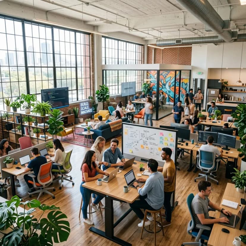 Modern Tech Startup Office